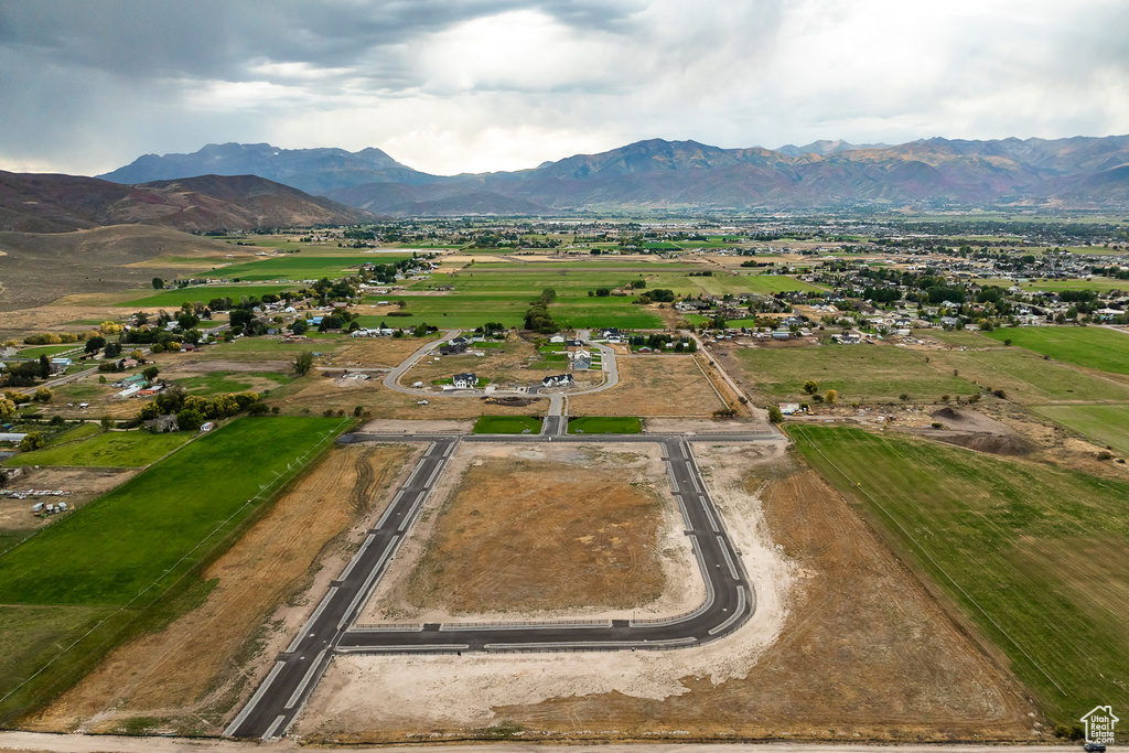 Drone / aerial view of mountains