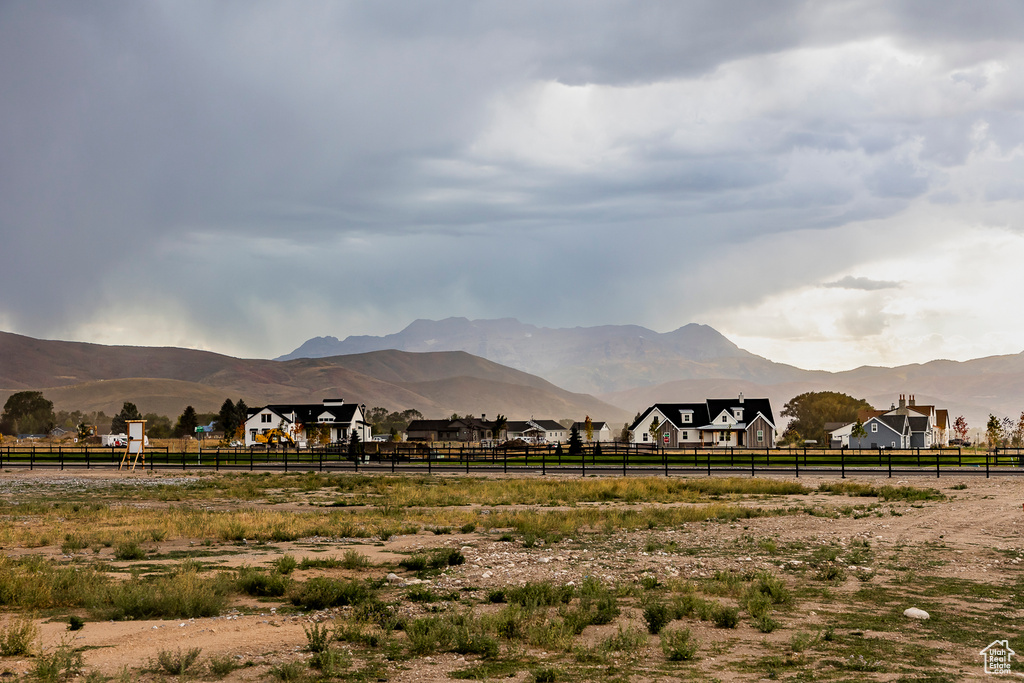 View of mountain background