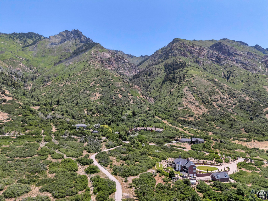View of mountain background