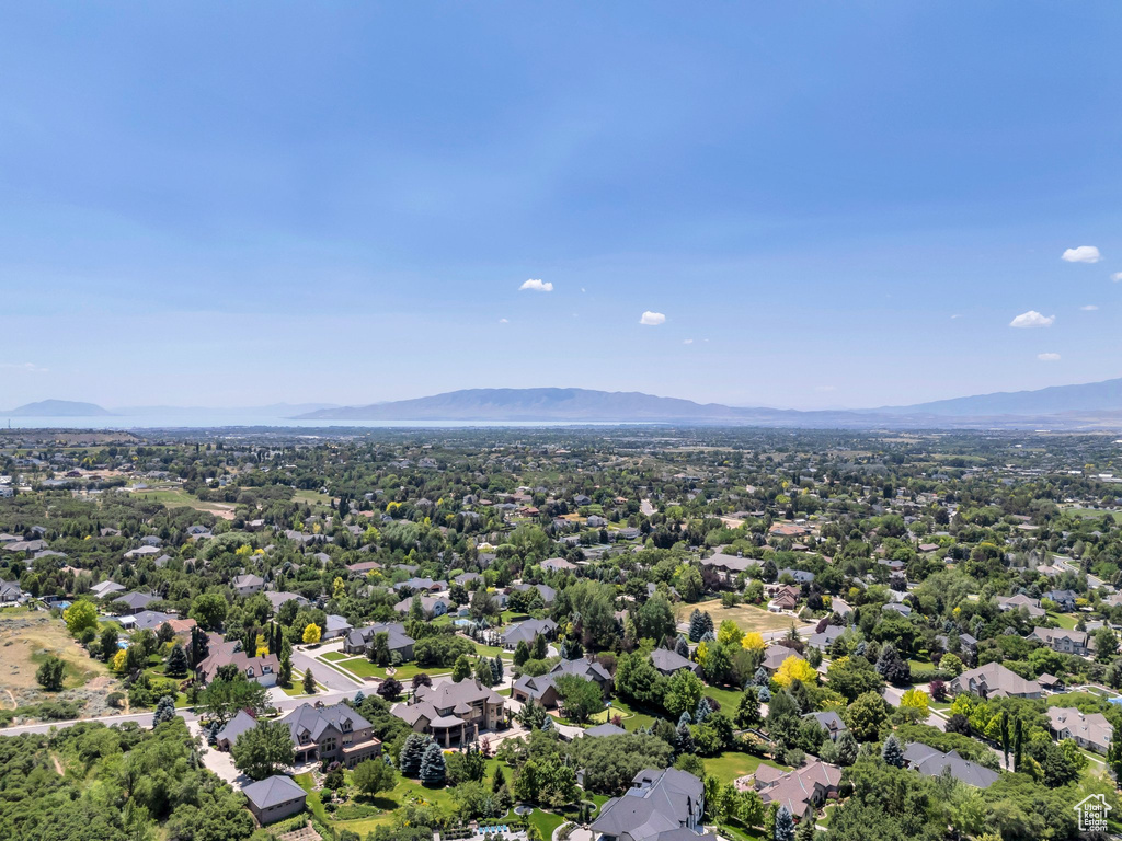 Aerial view of mountains