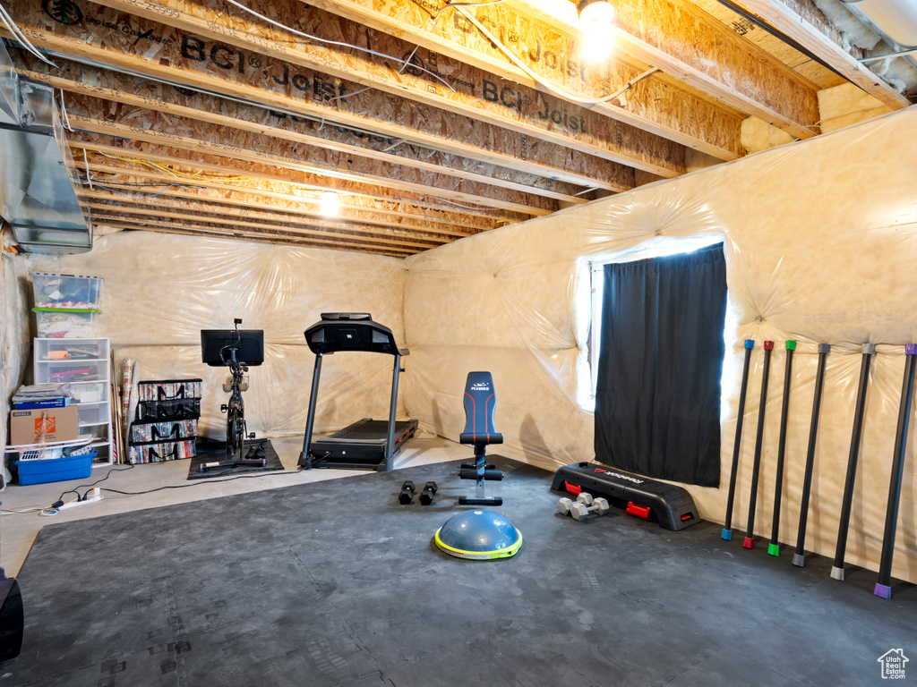 View of workout area