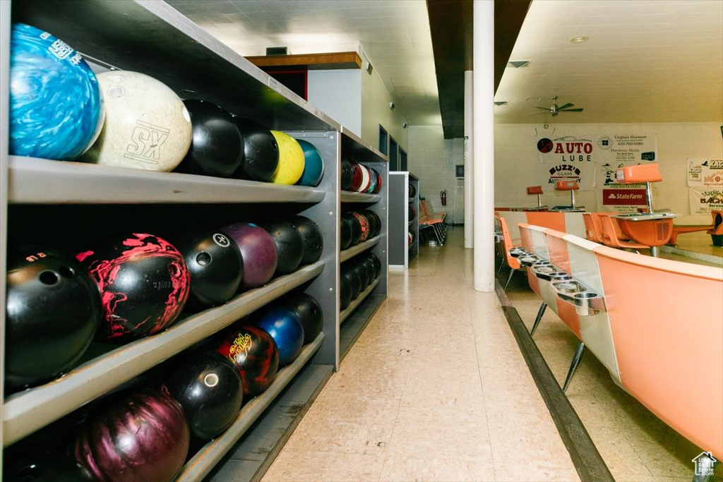 View of storage room