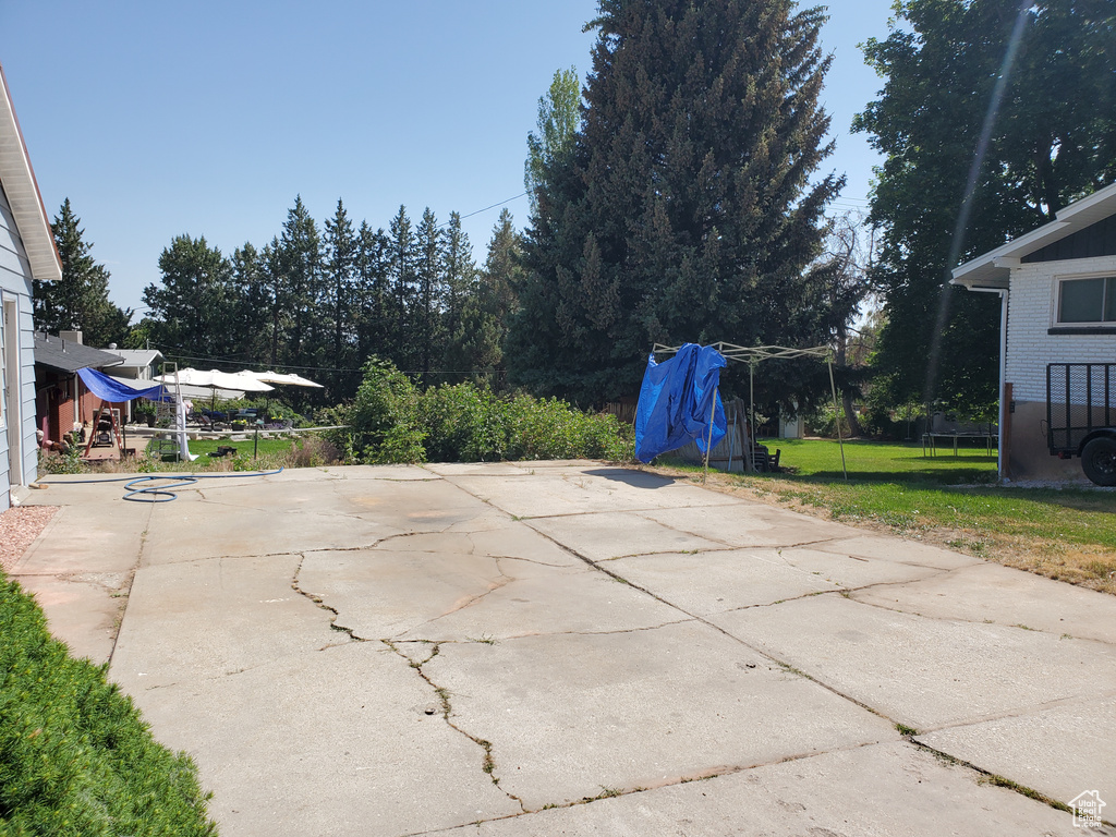 View of patio