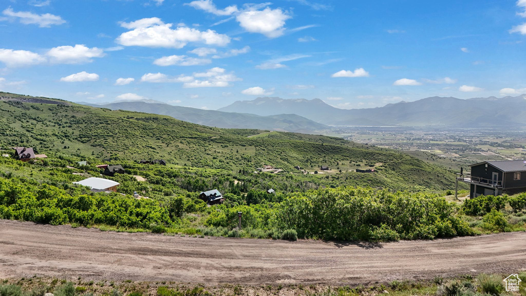 View of mountain backdrop