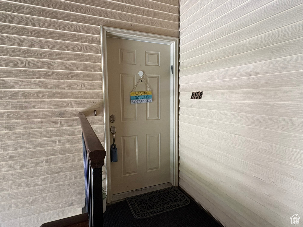 Doorway to property