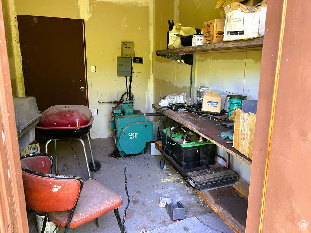 View of storage room
