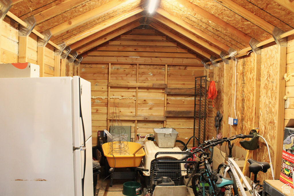 View of storage room