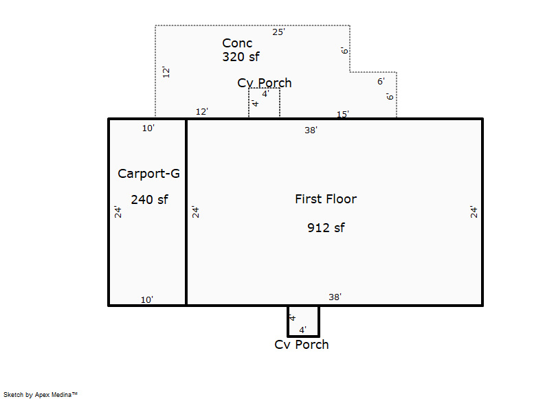 View of room layout