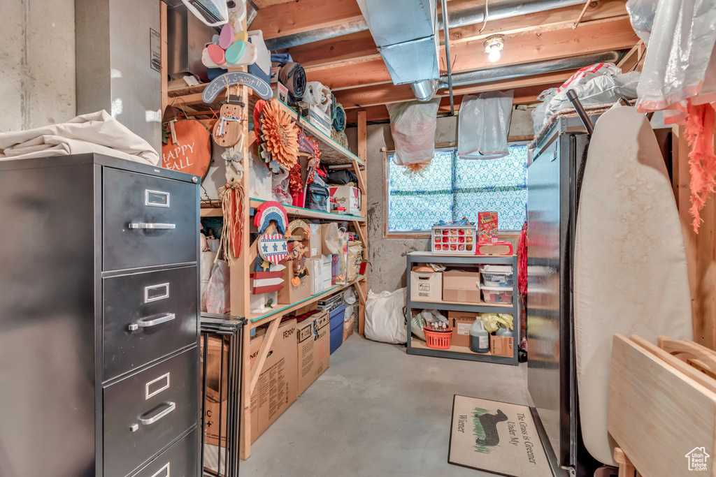 View of storage area
