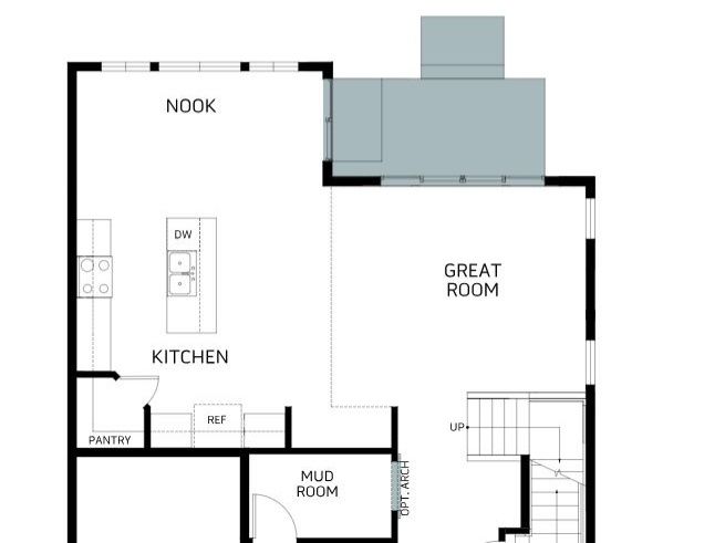 View of floor plan / room layout