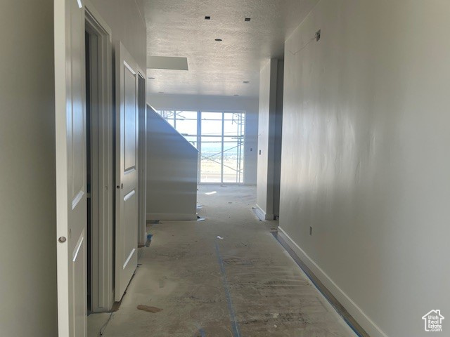 Hall with baseboards