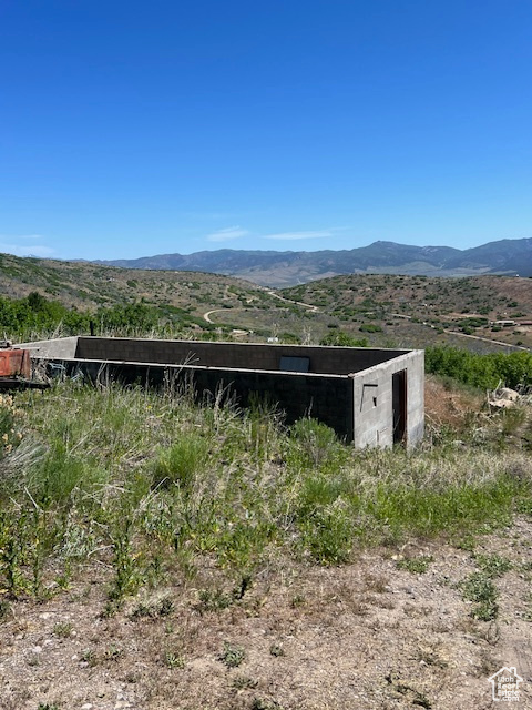View of mountain backdrop