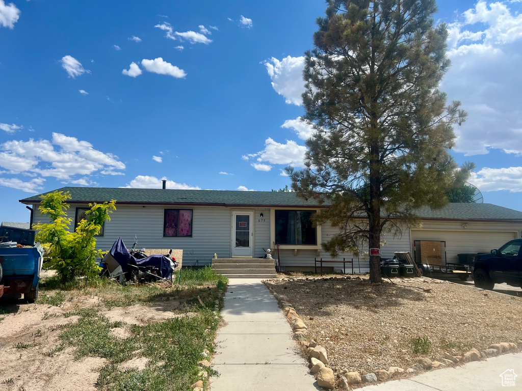 View of ranch-style house