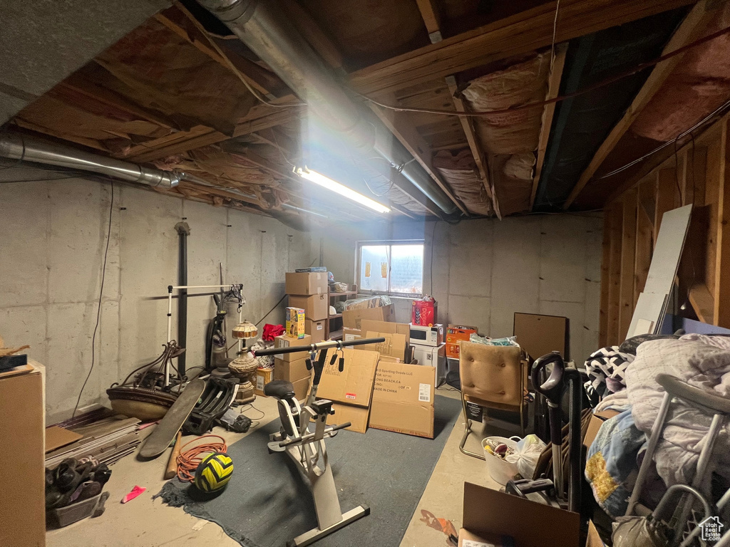 View of basement
