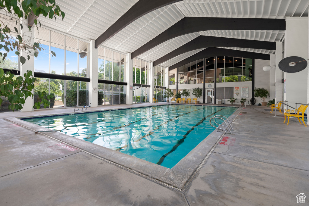 View of indoor pool