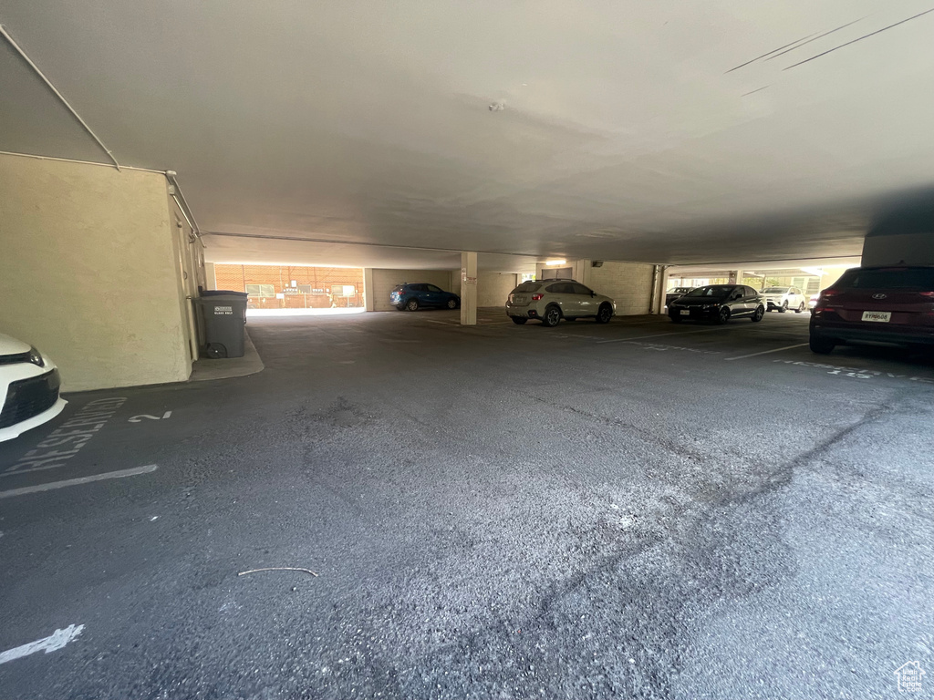 View of parking deck