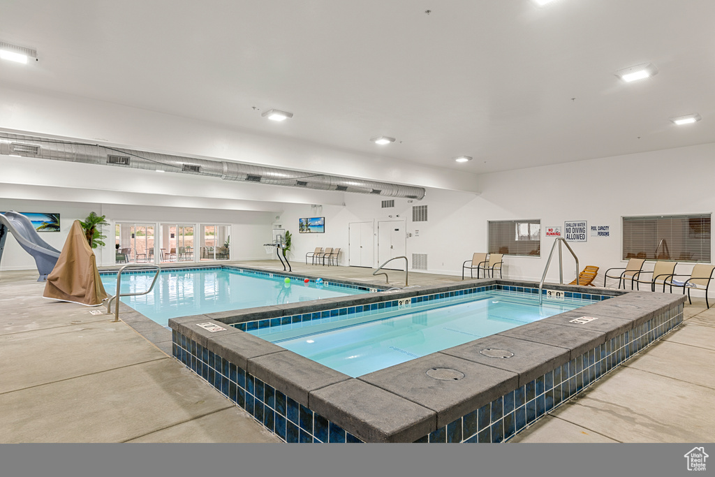 View of indoor community pool