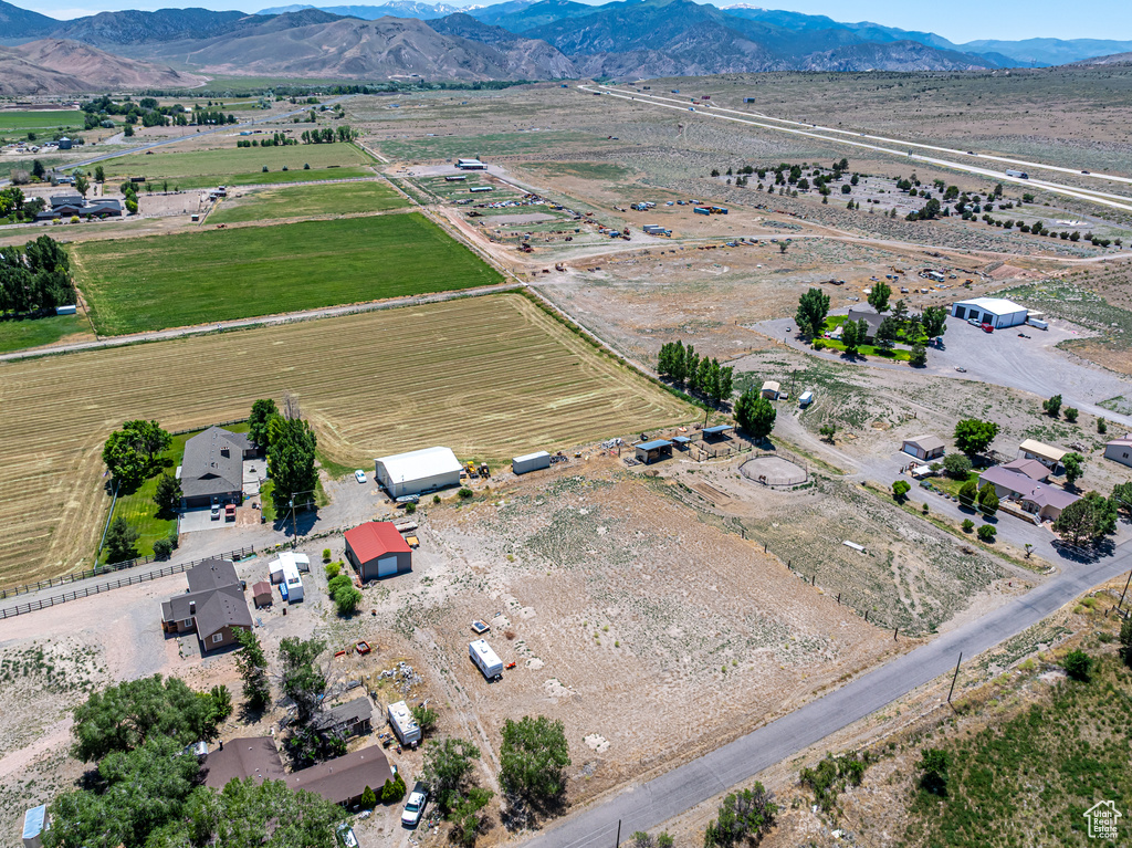 View of rural area with mountains