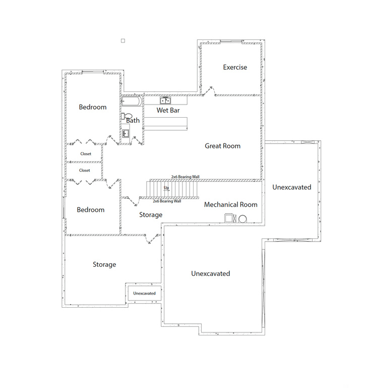 View of floor plan / room layout
