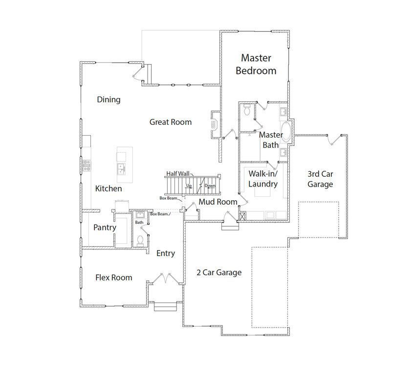 View of floor plan / room layout