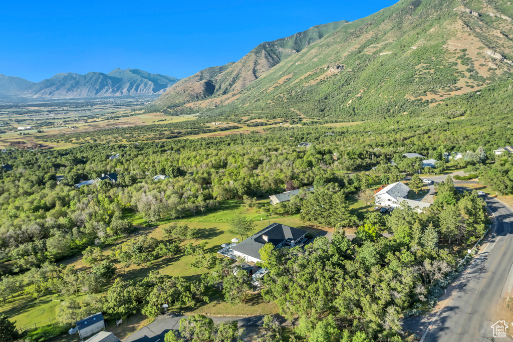 View of mountain background