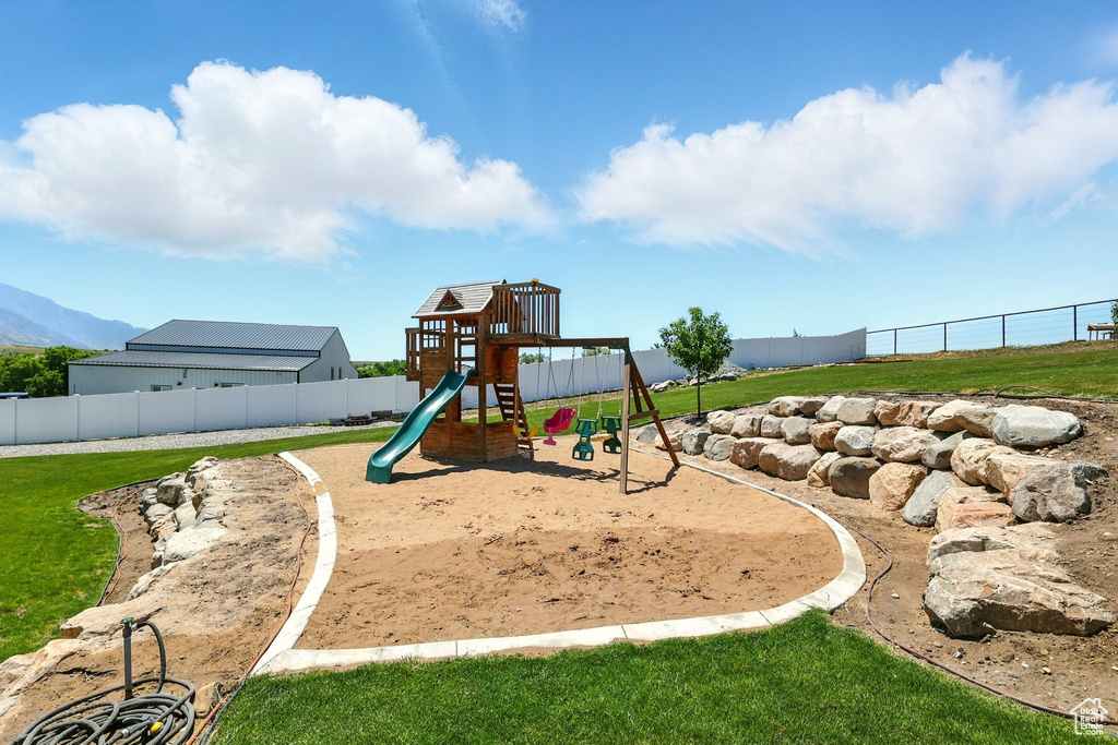 View of communal playground