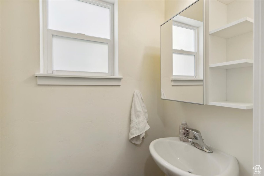 Bathroom featuring a sink