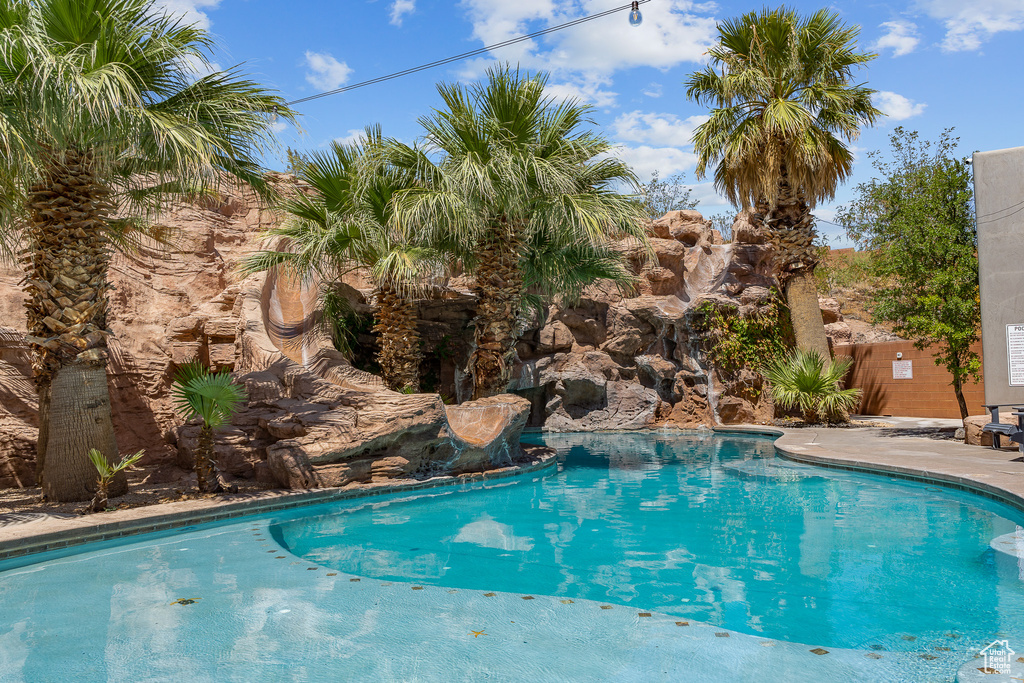 View of outdoor pool
