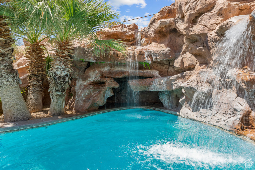 View of outdoor pool