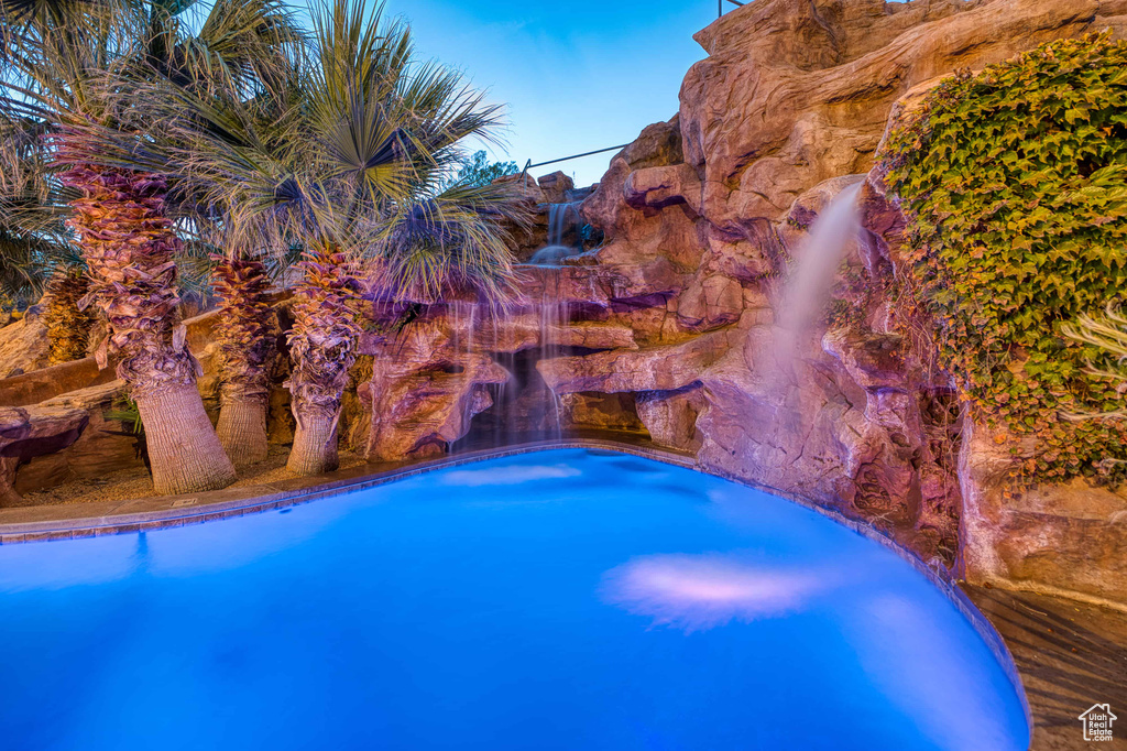 View of pool
