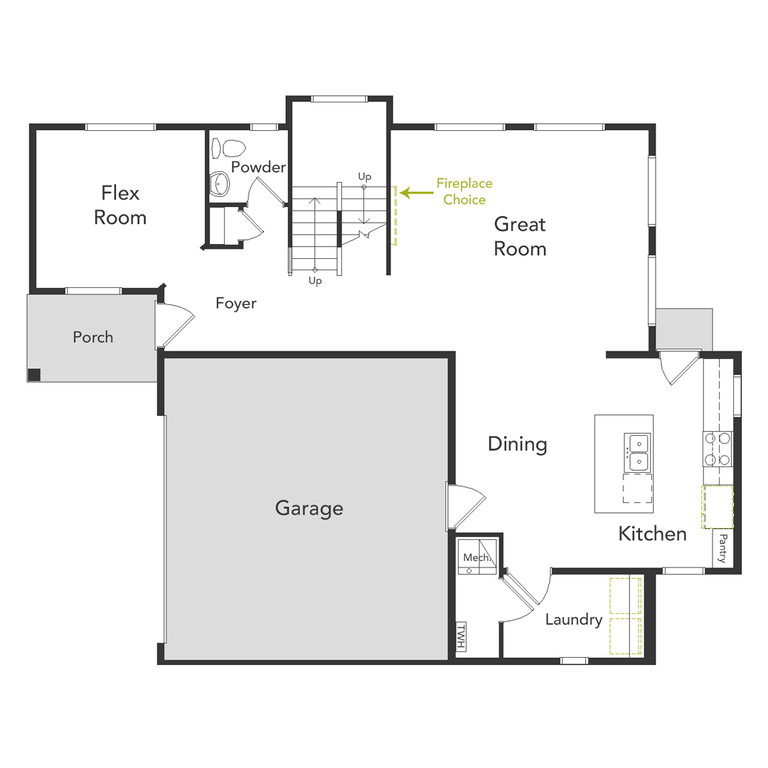 View of home floor plan
