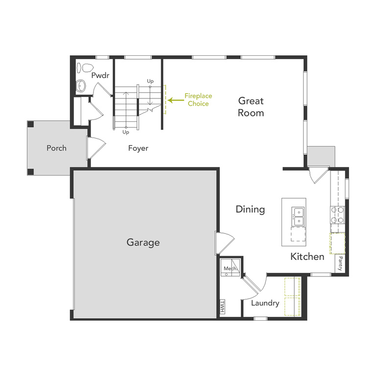 View of home floor plan