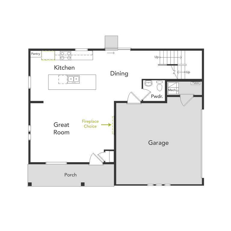 View of floor plan / room layout