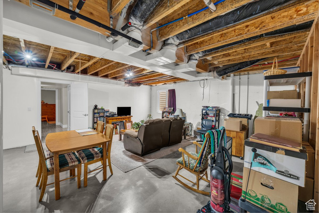 View of basement