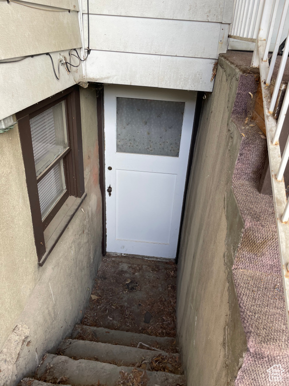 View of stairs