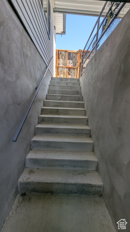 View of staircase