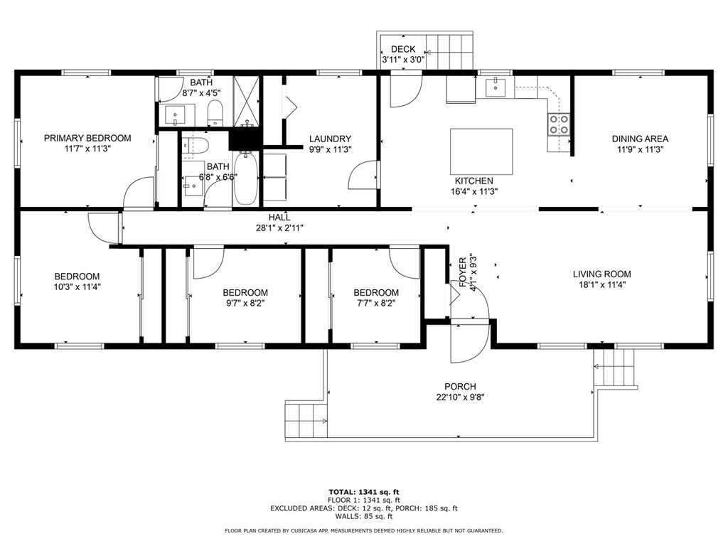 View of room layout