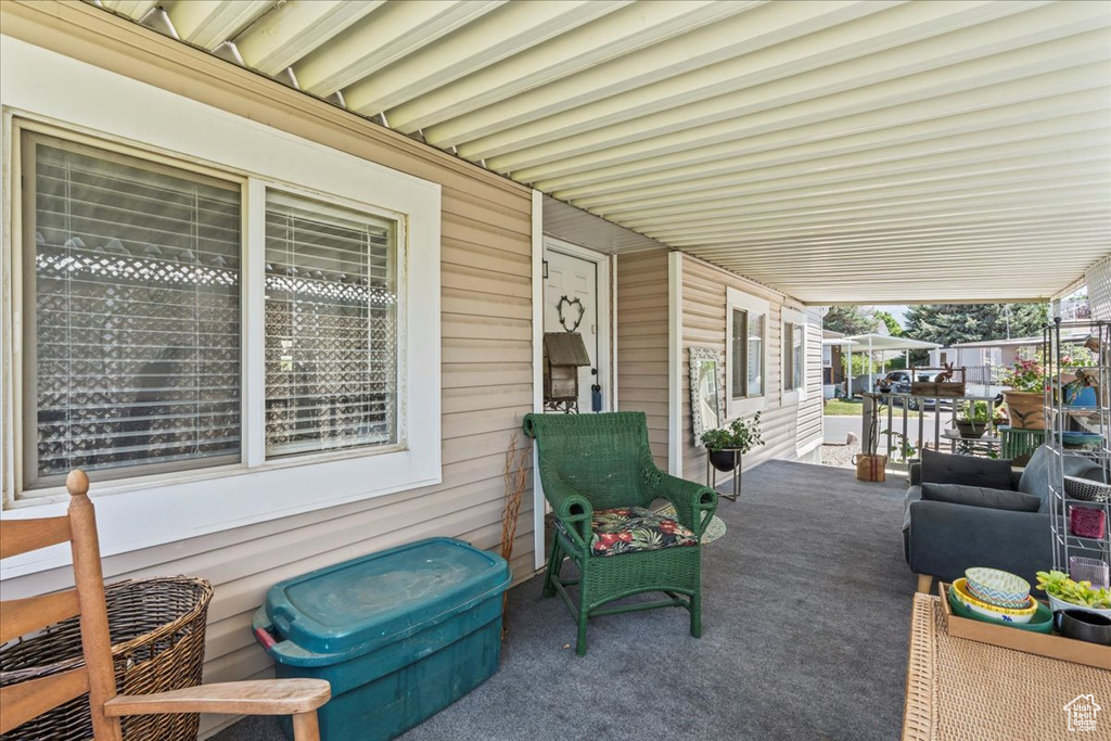 View of porch