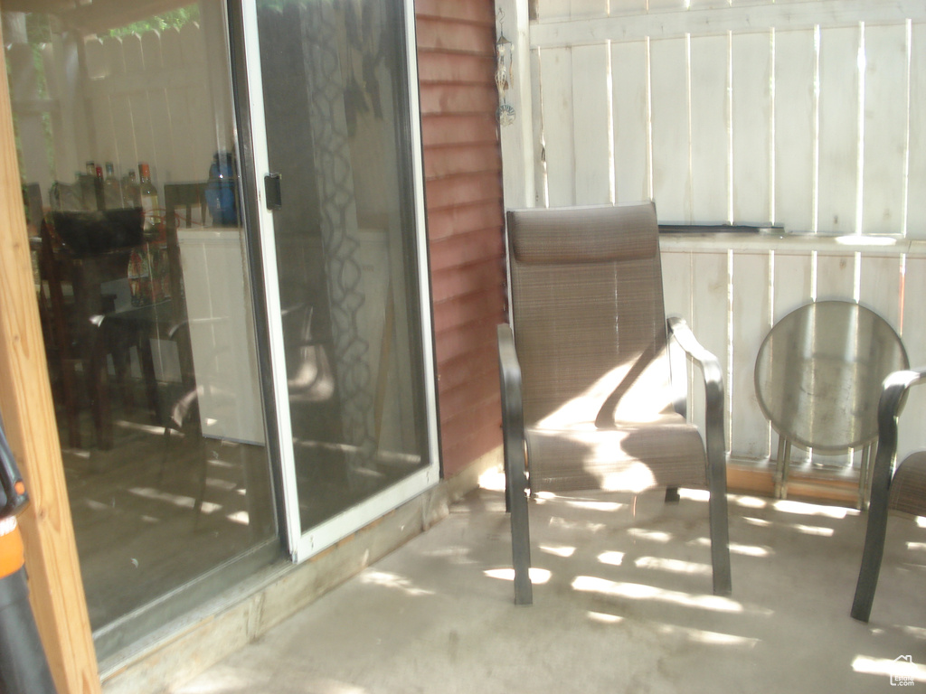View of patio