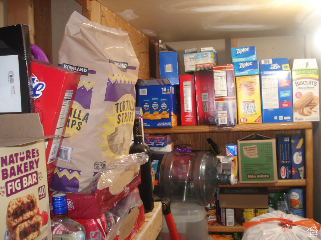View of storage area