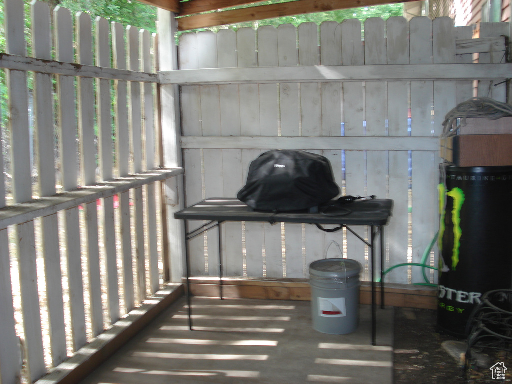 View of deck