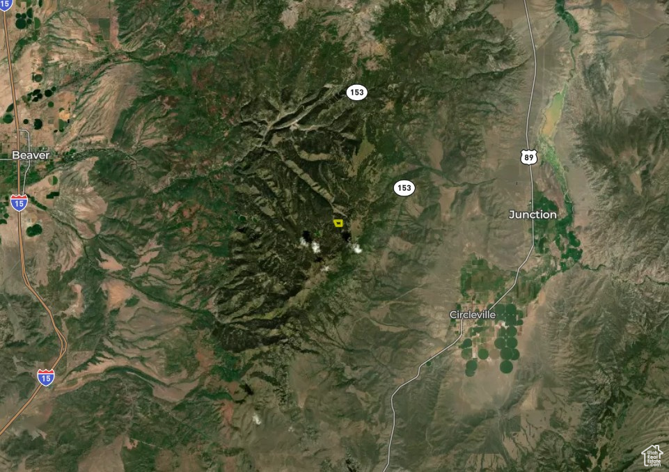 Aerial overview of property's location