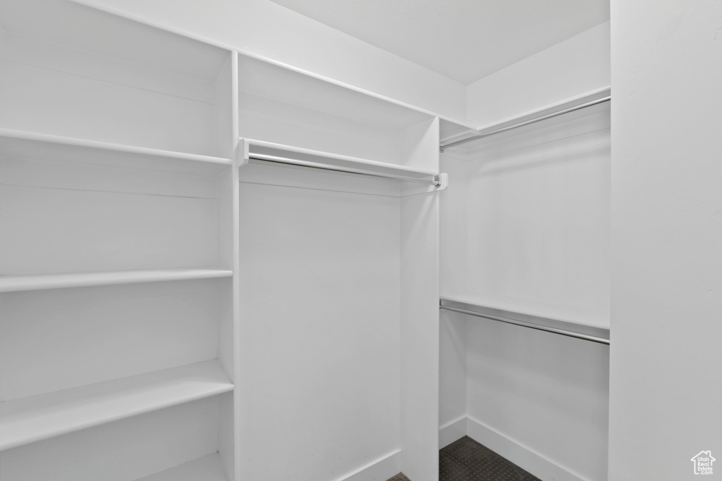 View of spacious closet