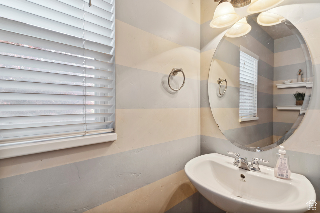 Bathroom featuring a sink