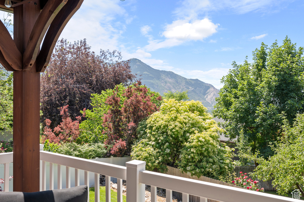 View of mountain backdrop