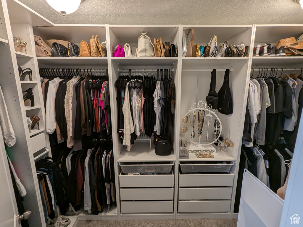 View of spacious closet