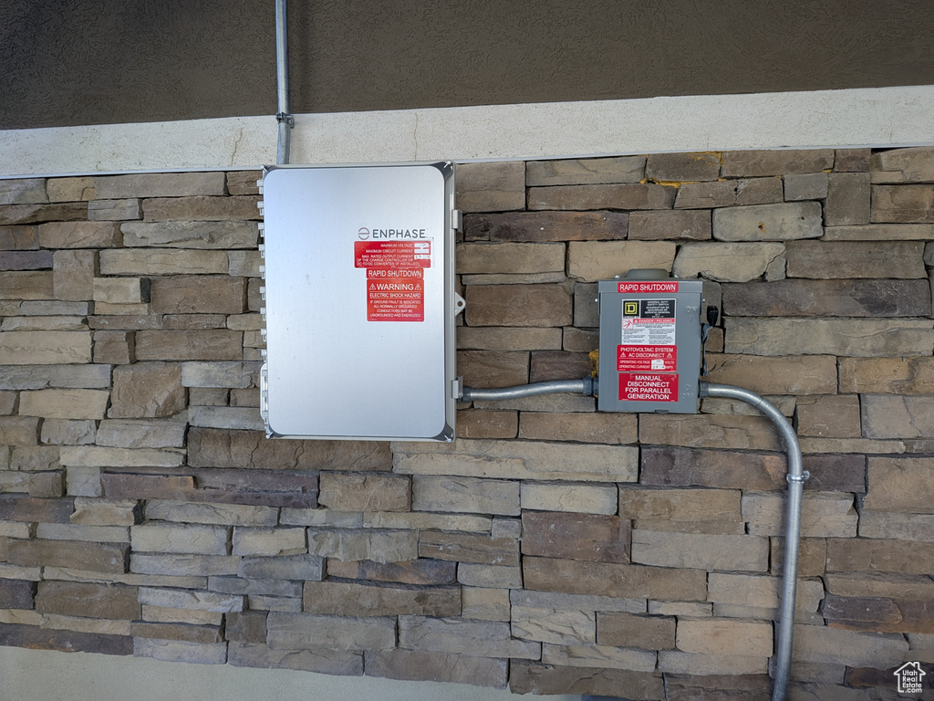 View of utility room