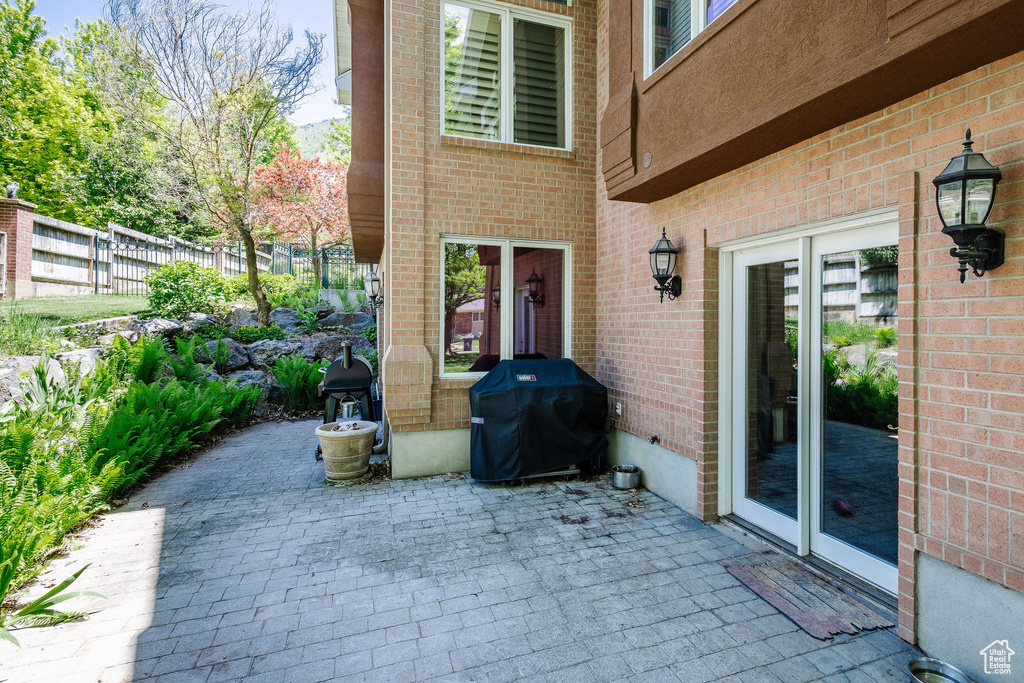 View of patio / terrace featuring grilling area