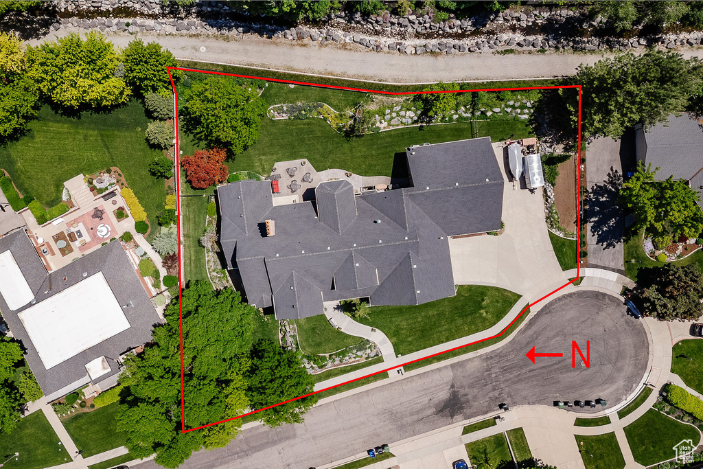 View of property location featuring property boundaries highlighted