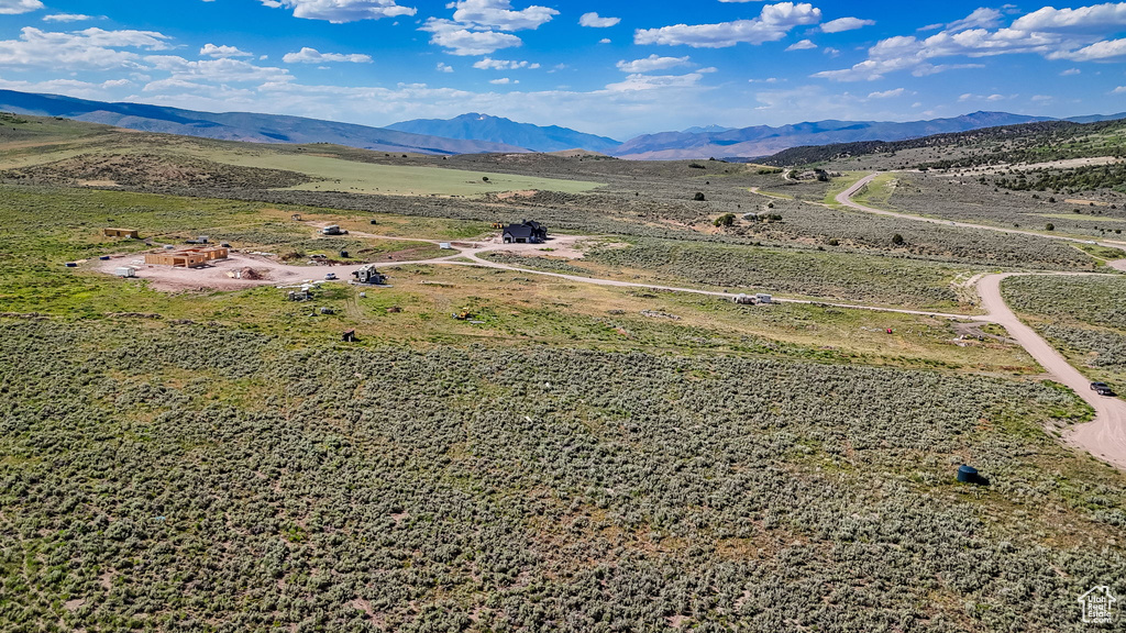 Aerial view of mountains
